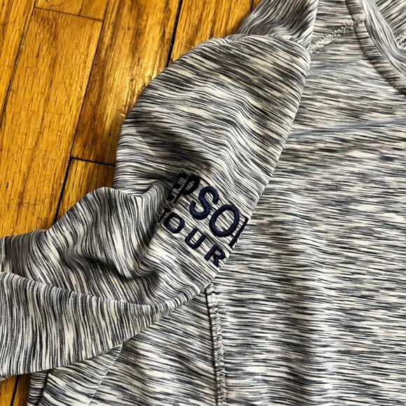 Zero Restriction Shirt Womens Medium Long Sleeve Heather Gray Golf Performance - Picture 5 of 9